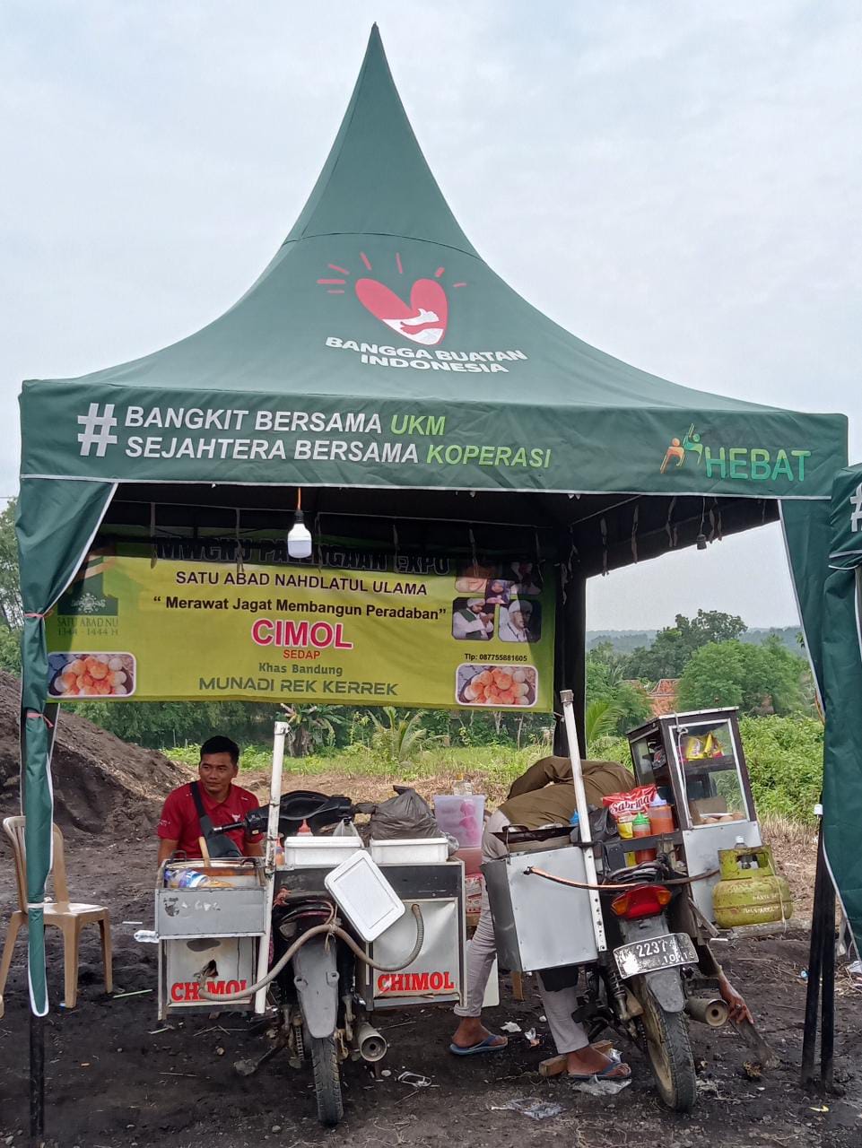 Pengunjung Expo Ramai, Pedagang Cimol Ketiban Rezeki