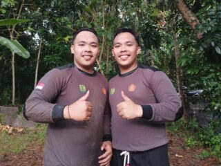 Subaiqi - Subairi, Santri Kembar Ponpes Kebun Baru Ikut Diklatsar II Banser Ansor Palengaan