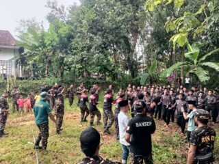 Puluhan Pemuda NU Ikut Diklatsar II Banser PAC Ansor Palengaan Pamekasan