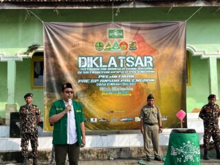 Hadiri Penutupan Diklatsar II PAC Palengaan, Ketua PC Ansor Pamekasan Berpesan Tiga Hal