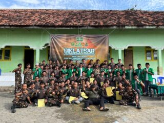 Diikuti 47 Peserta, PAC GP Ansor Palengaan Pamekasan Sukses Menggelar Diklatsar II