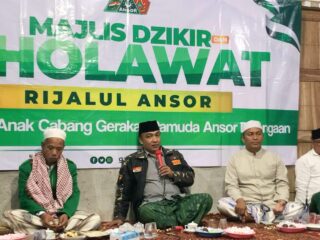 Hadiri MDS Ansor Palengaan, Pj Ketua PCNU Pamekasan Kaji Lingkungan