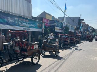 Panitia Muktamar Ke-35 NU Sediakan Becak Listrik Gratis Untuk Muktamirin‎