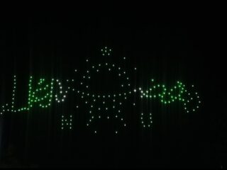 Atraksi Drone Hiasi Langit Tambakberas pada Malam Kedua Muktamar NU