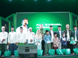 MWCNU Palengaan dan Bashra BIP Beri Tali Asih untuk Ratusan Anak Yatim dan Guru Ngaji